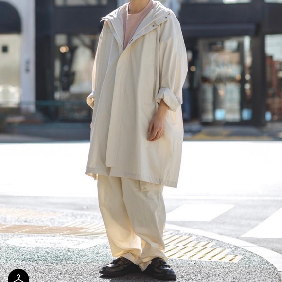 UNIQLO U x LEMAIRE Utility Hooded Coat Natural Off-White Unisex Oversized - Picture 4 of 13